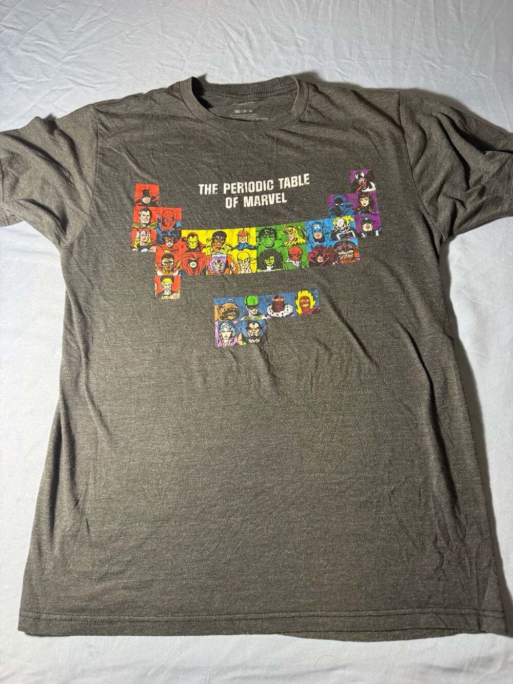 Marvel The Periodic Table of Marvel Graphic T-Shirt Medium